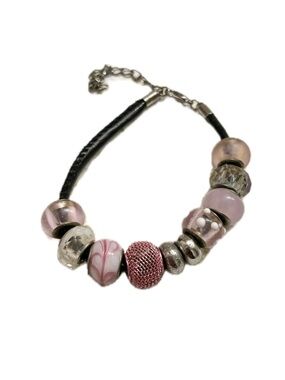 Pandora Pink Beaded Charm Bracelet - Women Jewelry